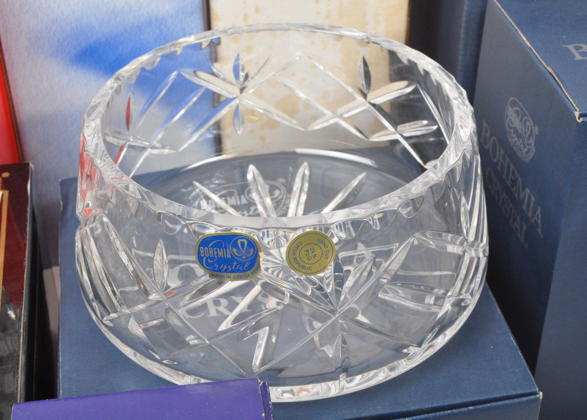 COLLECTION OF VINTAGE BOXED CRUSTAL GLASS - DARTINGTON - DOULTON - Bild 4 aus 5