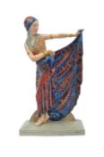 KEVIN FRANCIS CERAMICS - PERSIAN DANCER - PORCELAIN FIGURE