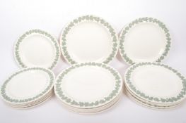 ASSORTMENT OF VINTAGE WEDGWOOD EMBOSSED QUEEN'S WARE