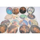 COLLECTION OF VINTAGE 45" VINYL PICTURE DISC RECORDS