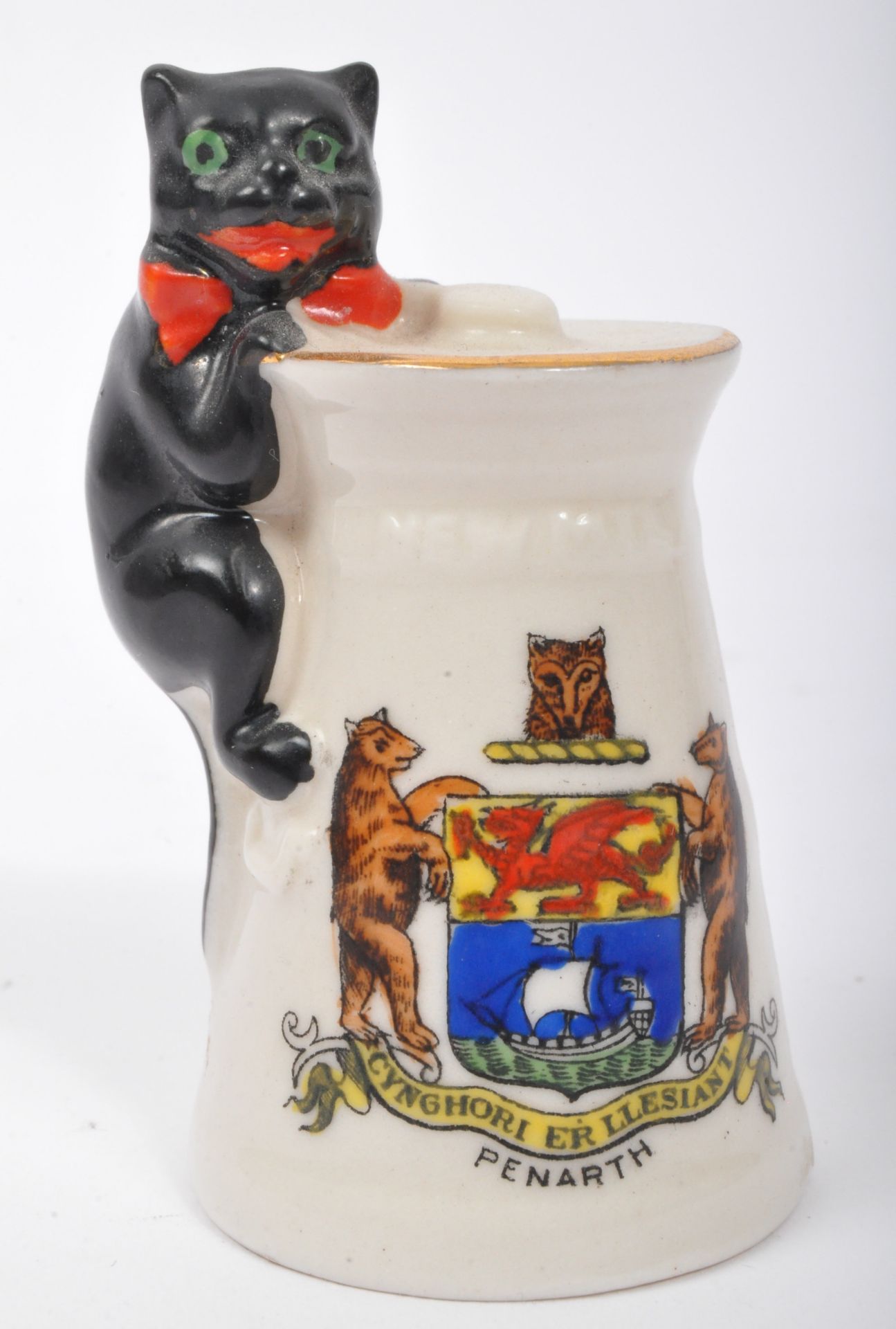 CRESTED CHINA - ARCADIAN BLACK CAT SERIES PIECES - Image 4 of 6