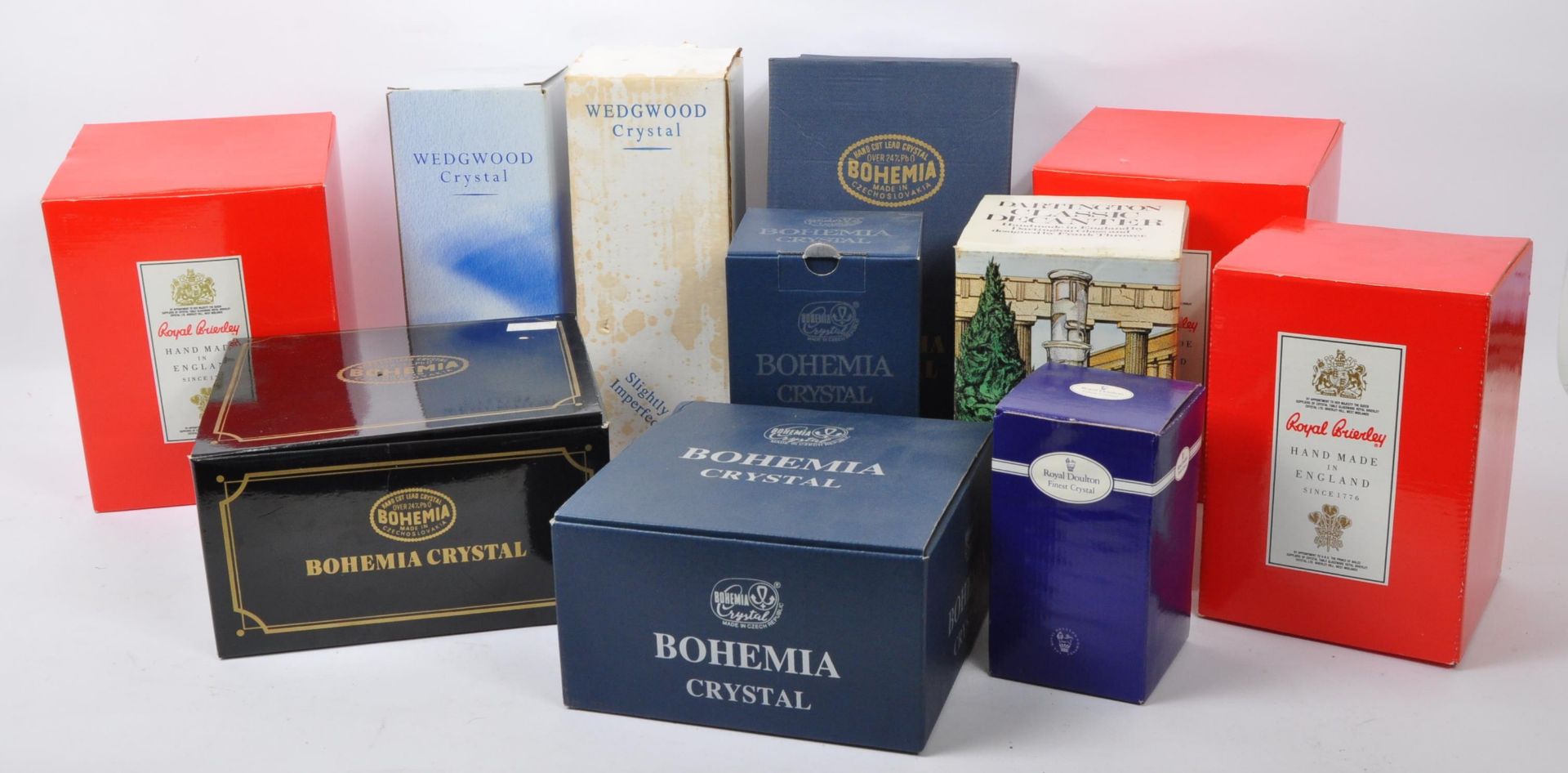 COLLECTION OF VINTAGE BOXED CRUSTAL GLASS - DARTINGTON - DOULTON - Bild 5 aus 5