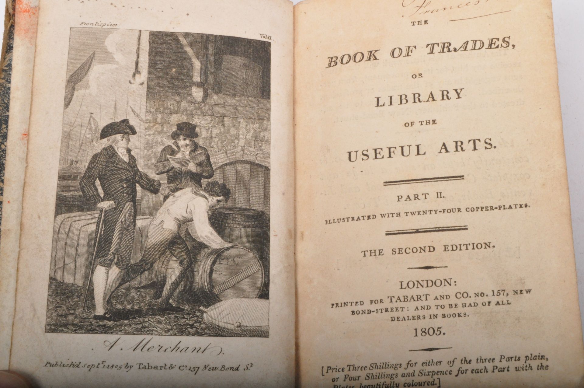 THE BOOK OF TRADES / LIBRARY OF USEFUL ARTS - 1805 - ILLUSTRATED - Image 4 of 5