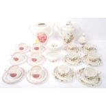 ROYAL CAULDON - BRISTOL IRONSTONE - ENGLISH TEA SERVICES