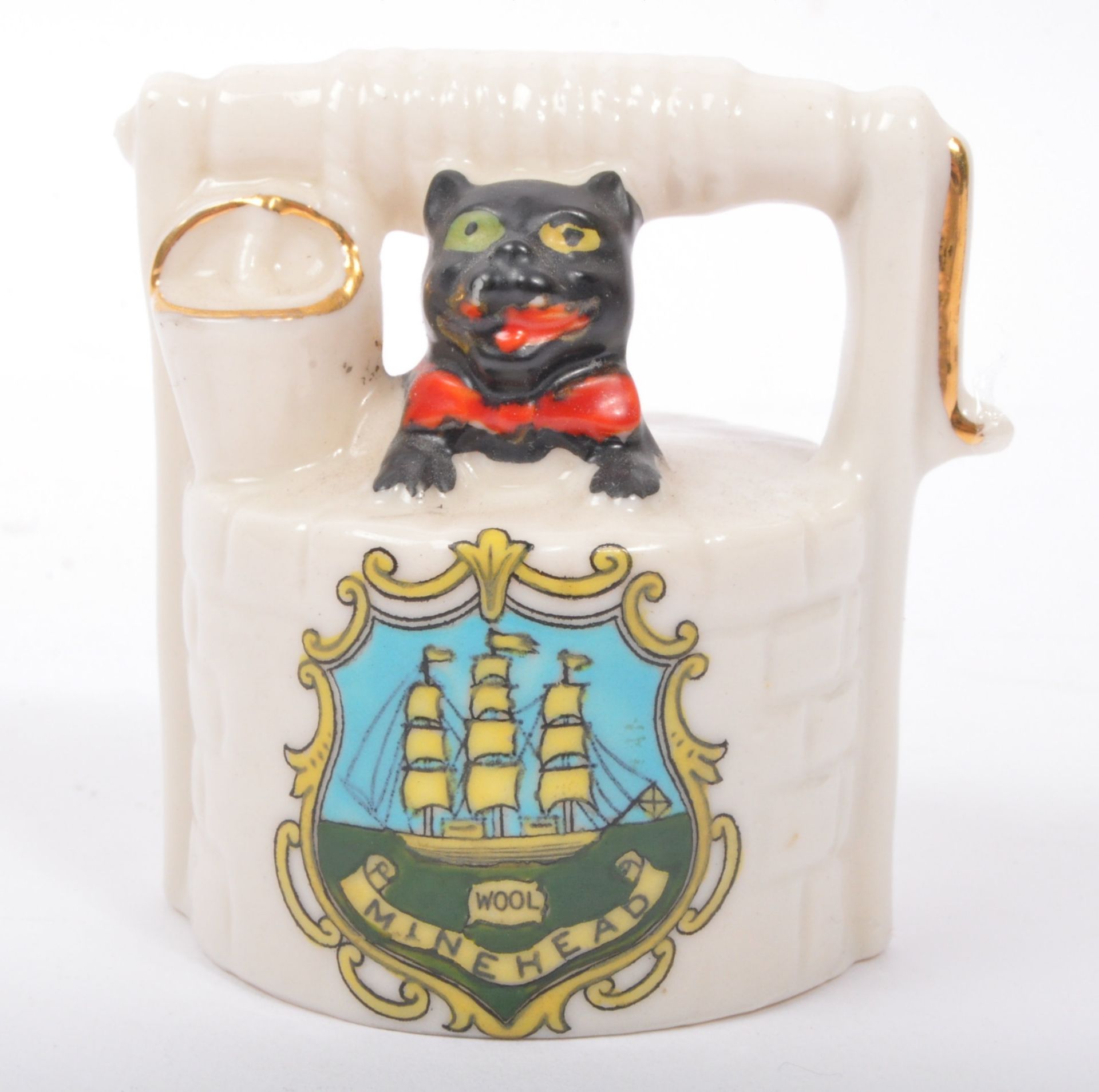 CRESTED CHINA - ARCADIAN BLACK CAT SERIES PIECES - Image 5 of 6