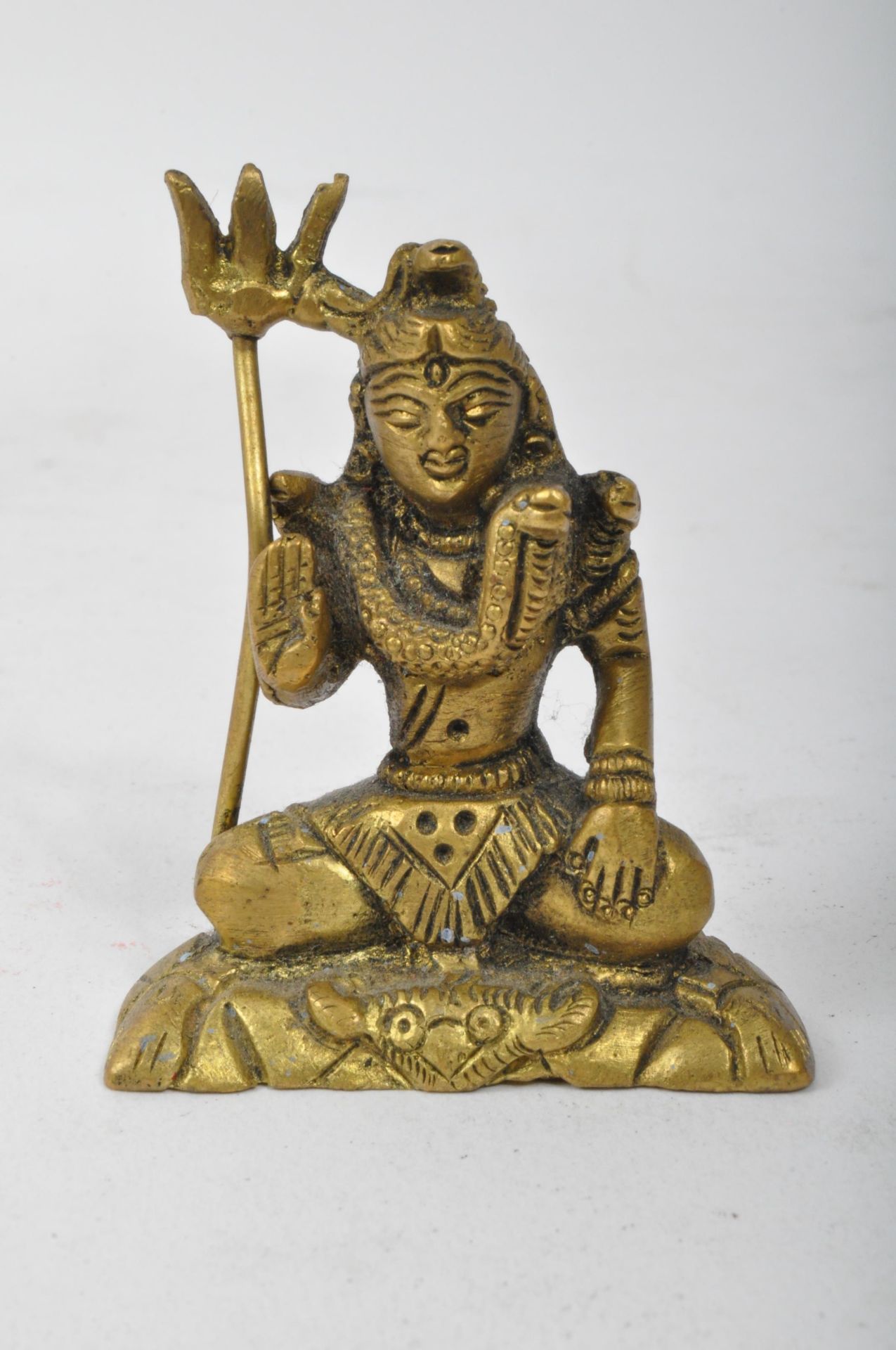 COLLECTION OF BRASS & BRONZE INDIAN & THAI DEITY FIGURES - Image 2 of 6