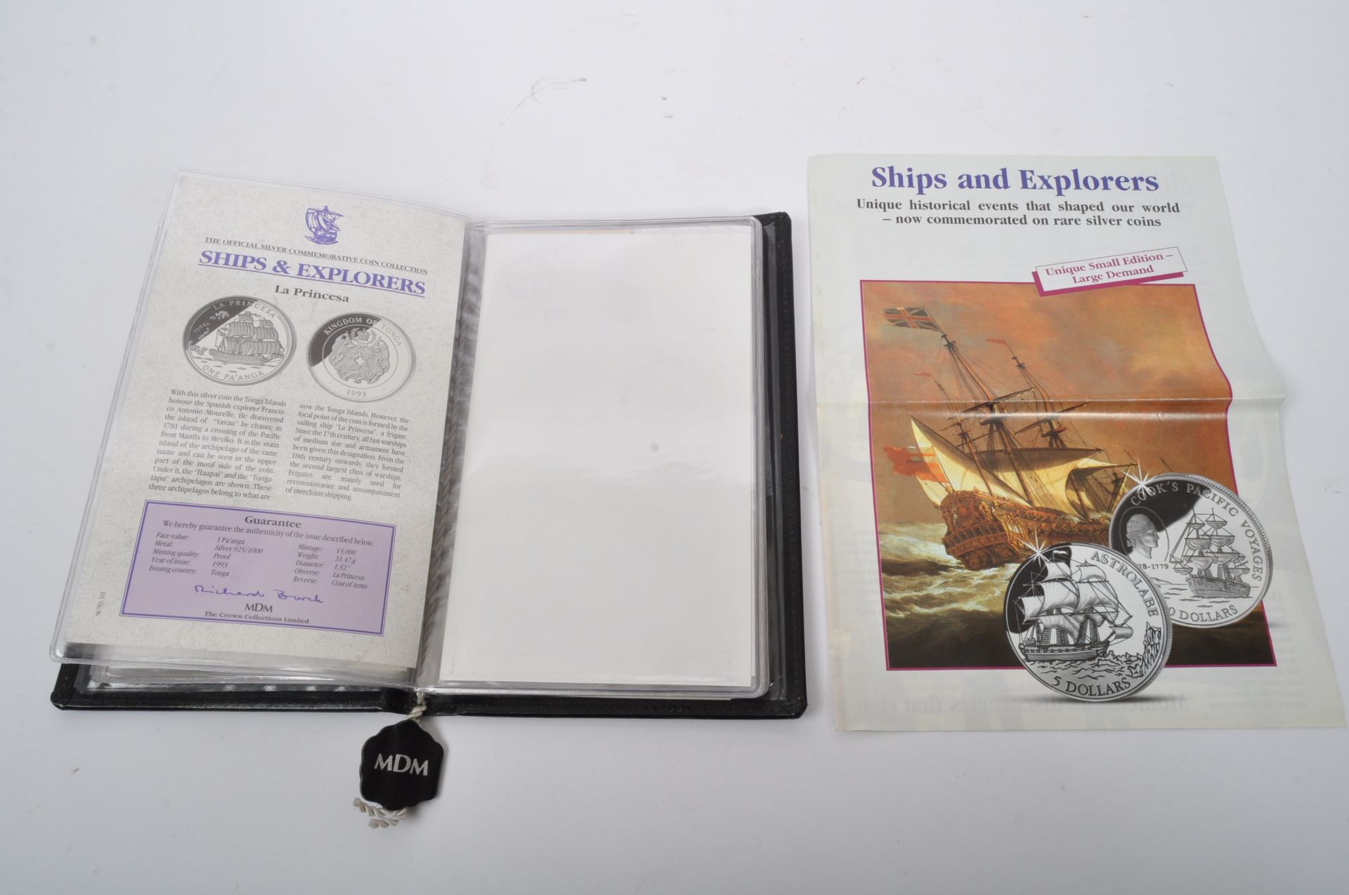 MDM - OFFICIAL 925 SILVER COIN COLLECTION - SHIPS & EXPLORERS - Bild 4 aus 5