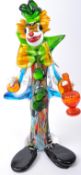 RETRO ITALIAN MURANO ART GLASS CLOWN FIGURE