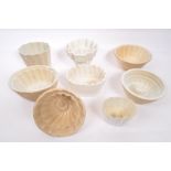 COLLECTION OF 19TH CENTURY JELLY MOULDS - COPELAND