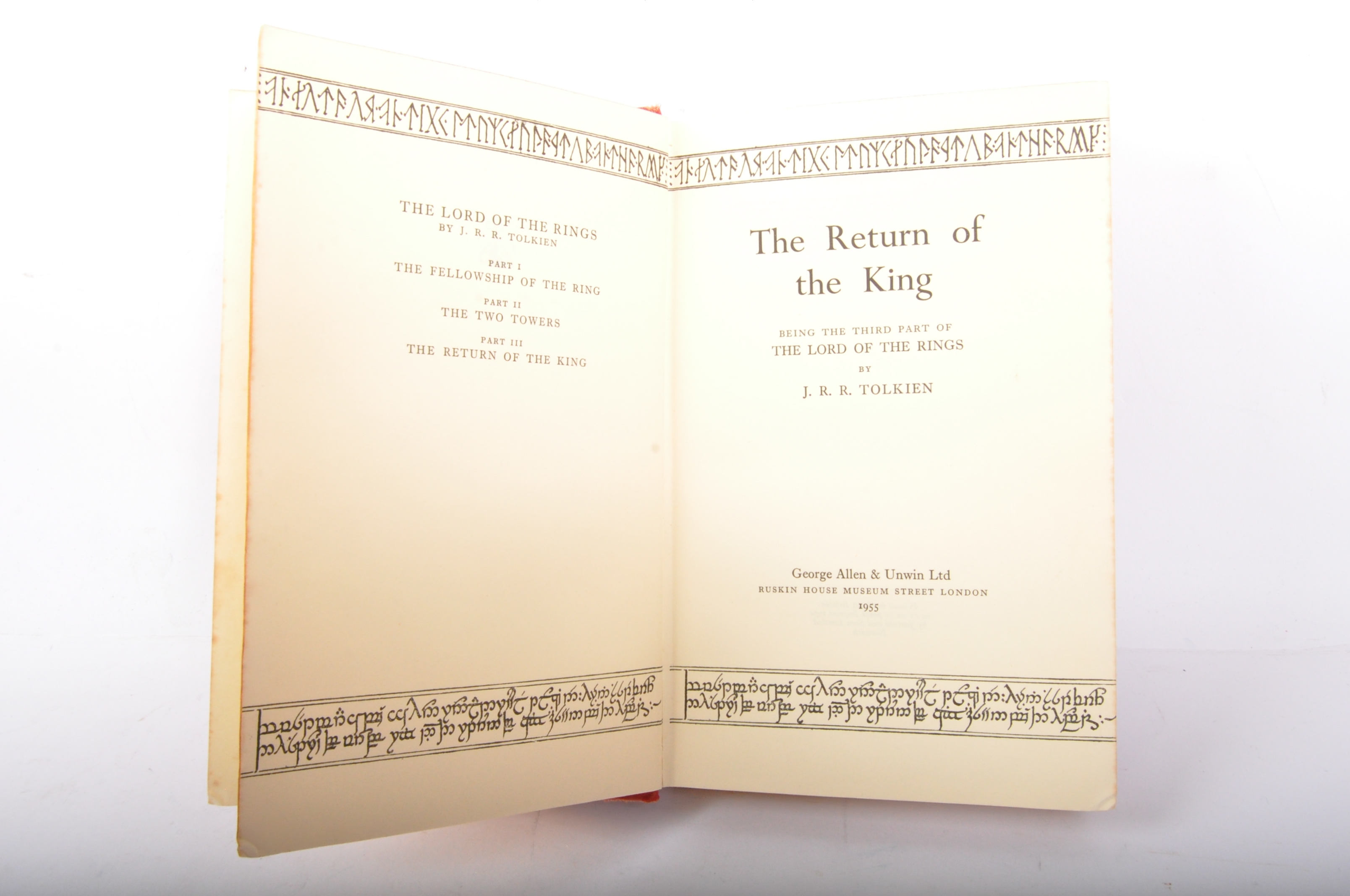 J .R. R. TOLKIEN - THE LORD OF THE RINGS - FIRST EDITION VOLUMES - Image 20 of 22