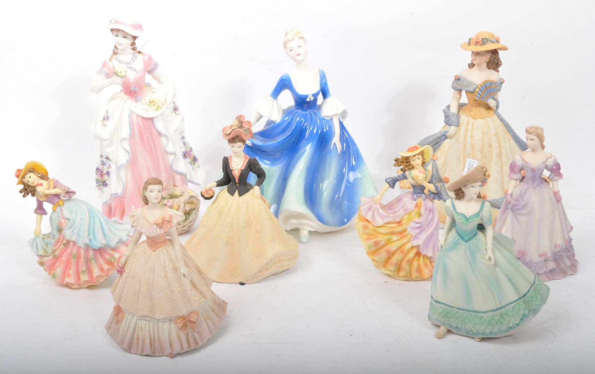 COALPORT - COLLECTION OF PORCELAIN FEMALE FIGURES