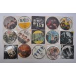 THE BEATLES - FIFTEEN BEATLES PICTURE DISC RECORDS