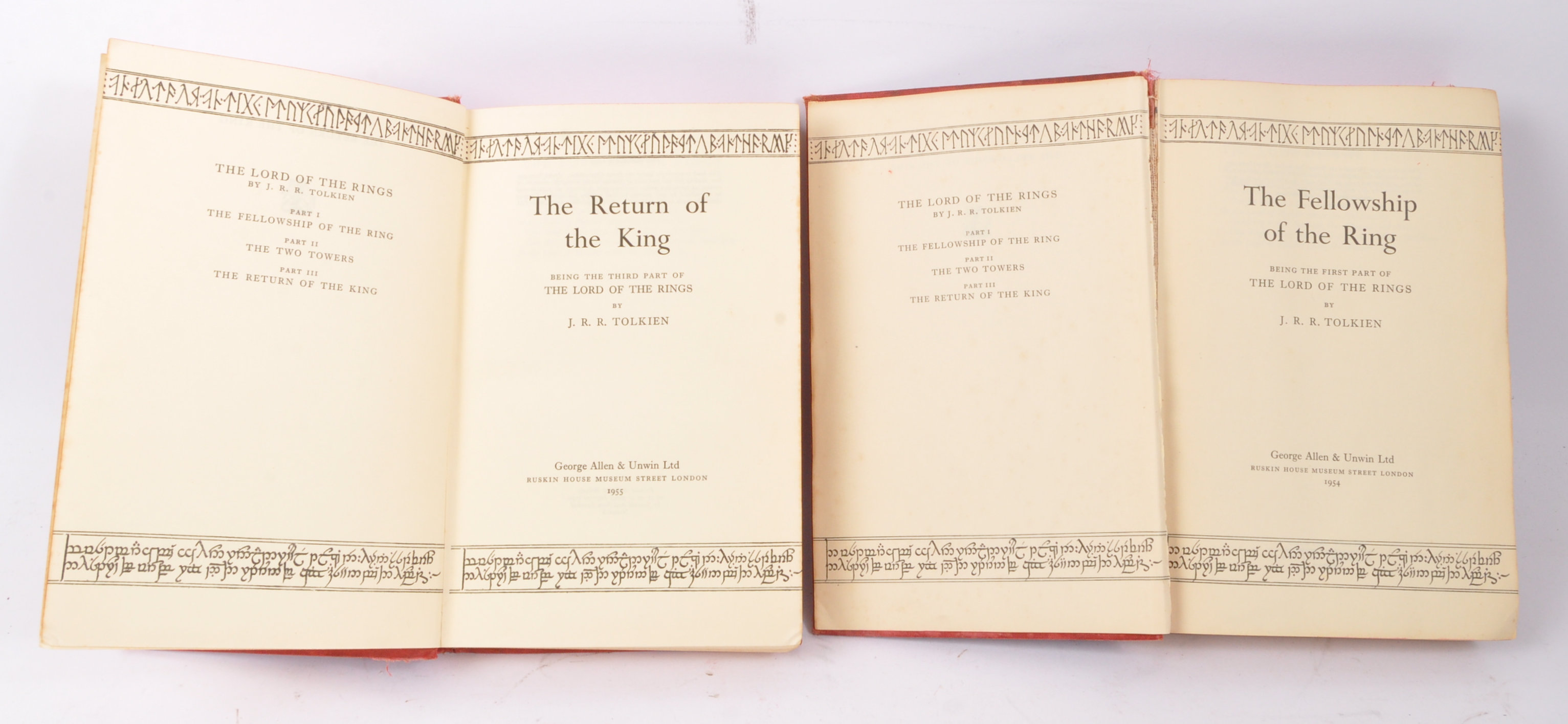 J .R. R. TOLKIEN - THE LORD OF THE RINGS - FIRST EDITION VOLUMES - Image 5 of 22