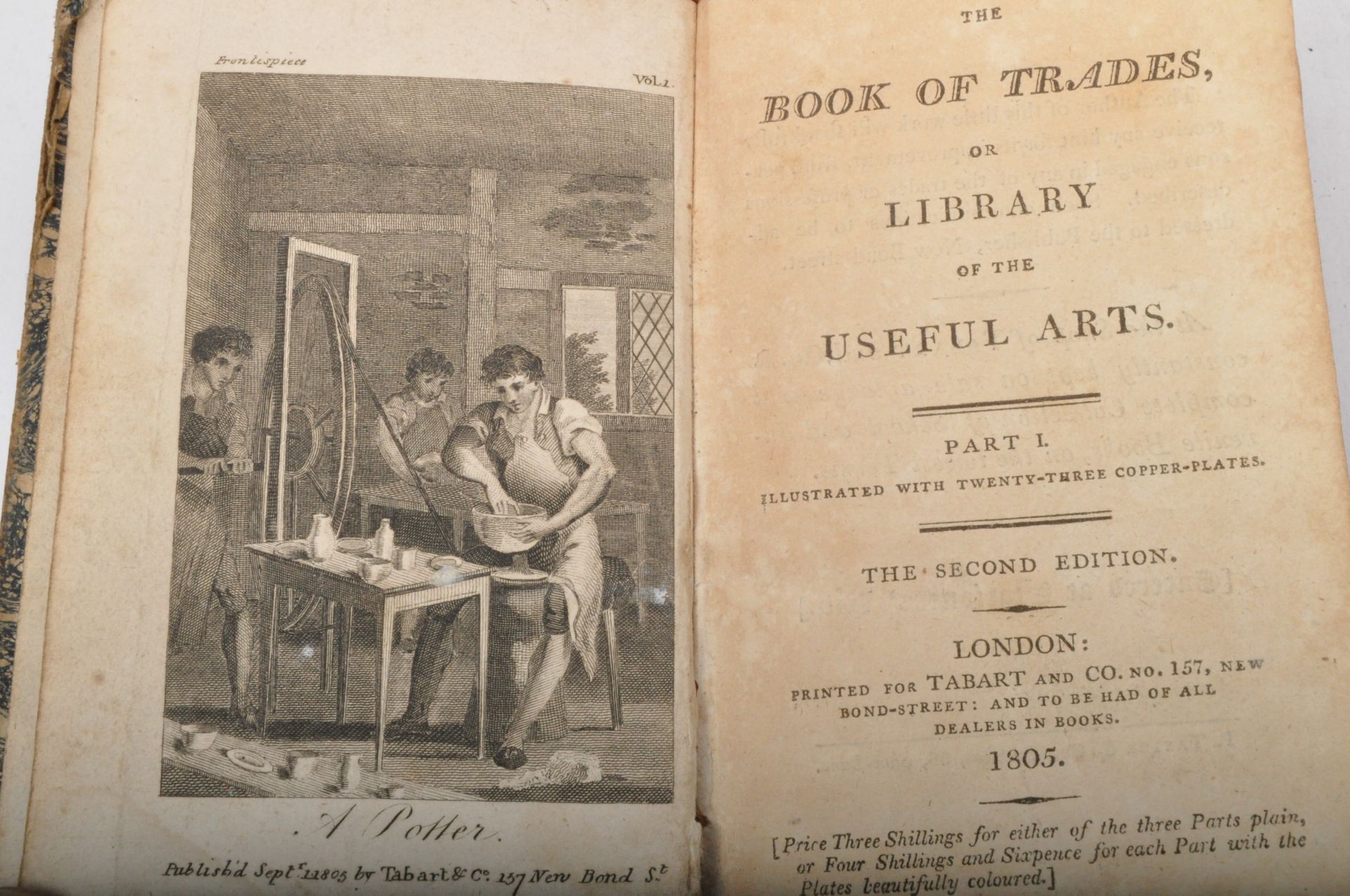THE BOOK OF TRADES / LIBRARY OF USEFUL ARTS - 1805 - ILLUSTRATED - Image 2 of 5
