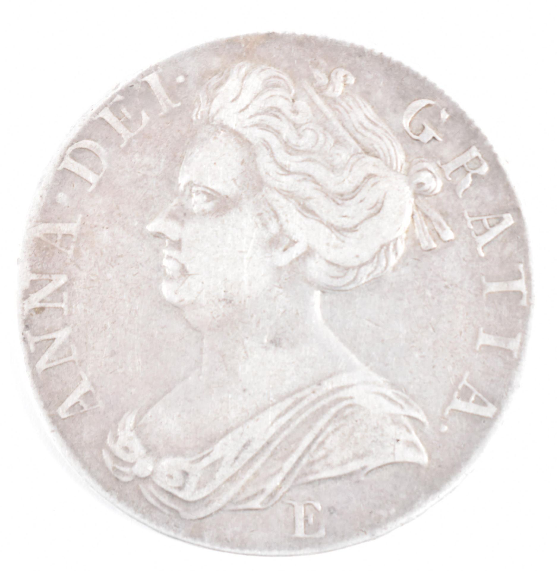 18TH CENTURY 1707 QUEEN ANNE SILVER CROWN COIN