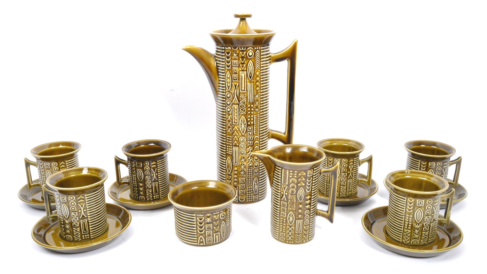 PORTMEIRION - CYPHER - 1970S COFFEE SERVICE