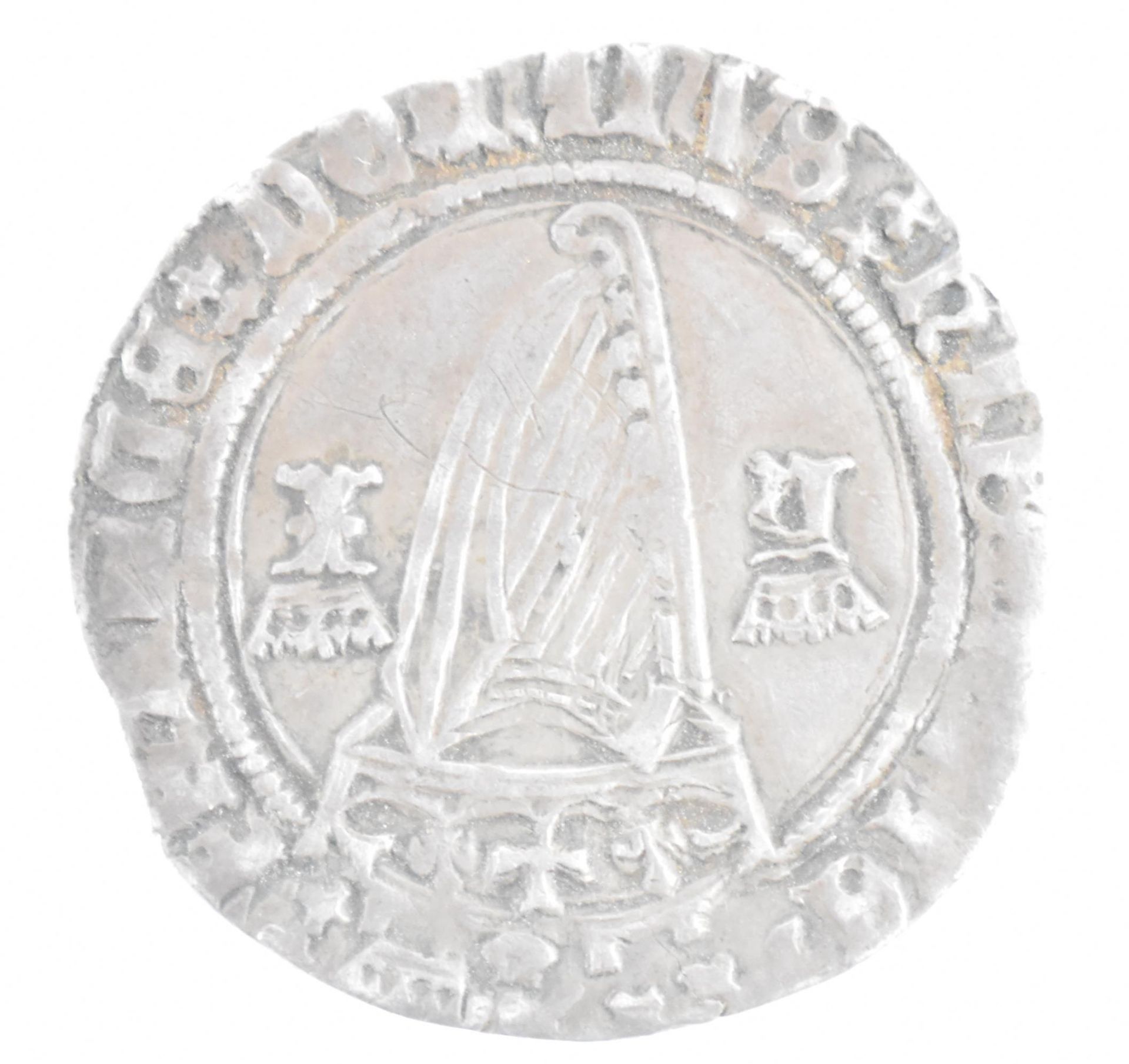 16TH CENTURY HENRY VIII HAMMERED SILVER GROAT COIN