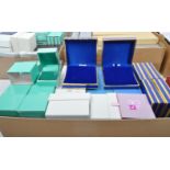 LARGE COLLECTION OF NOS JEWELLERY BOXES