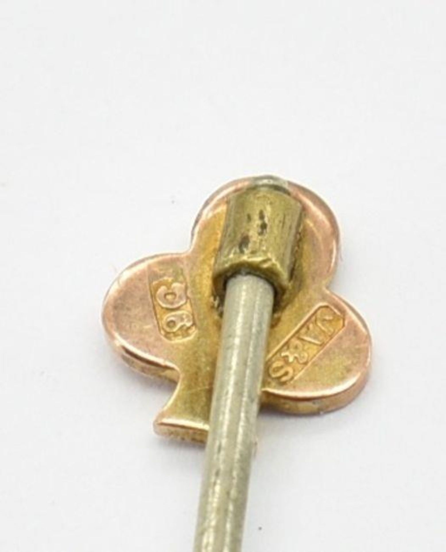 TWO ANTIQUE GOLD STICK PINS - Image 2 of 3
