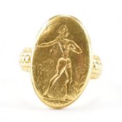 HIGH CARAT GOLD INTAGLIO RING