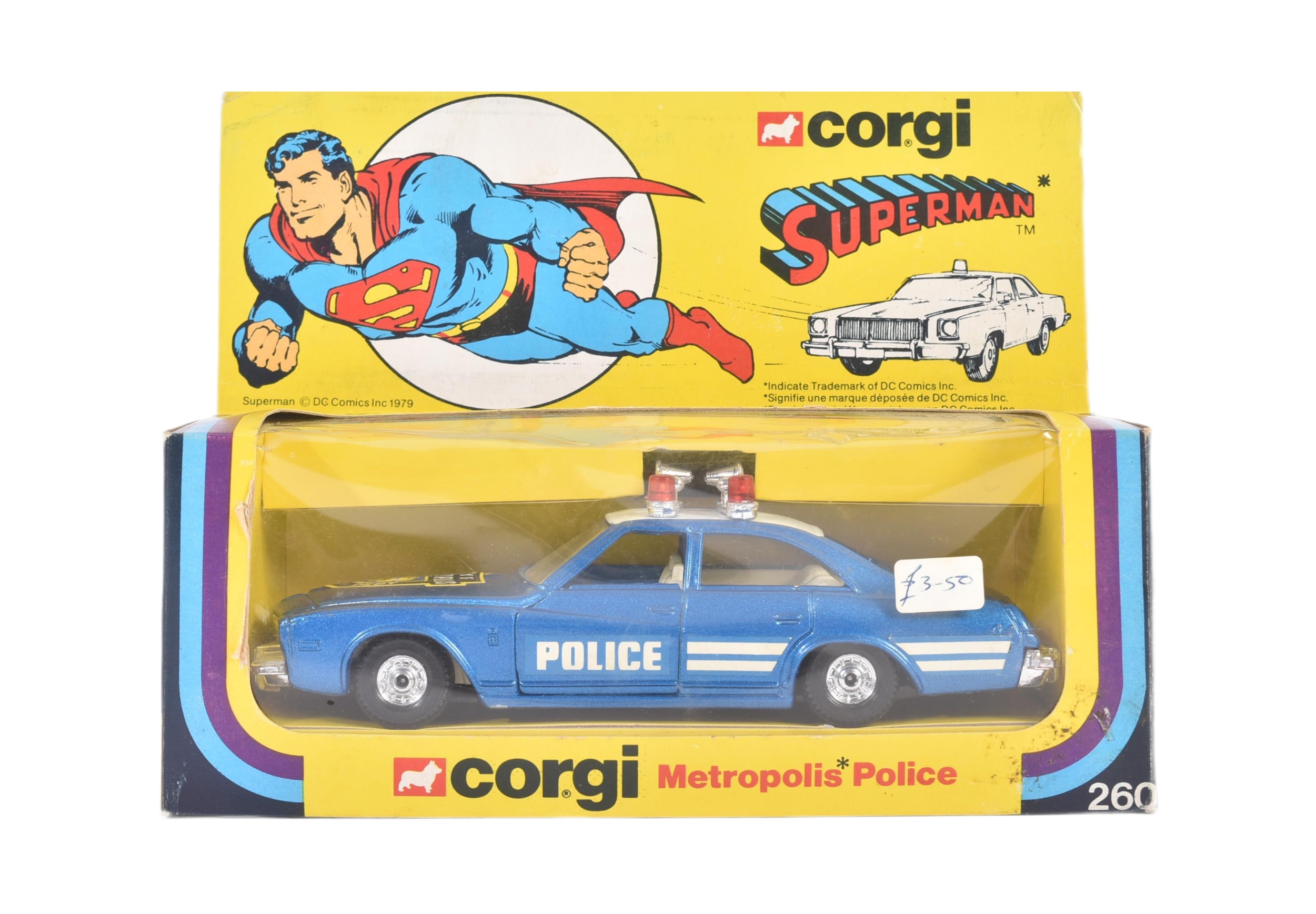 CORGI SUPERMAN DIECAST MODEL METROPOLIS POLICE