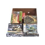 COLLECTION OF ASSORTED MODEL KITS OF MILITARY INTEREST