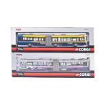 TWO CORGI / WRIGHT BUS 1/76 SCALE DIECAST MODEL BUSES