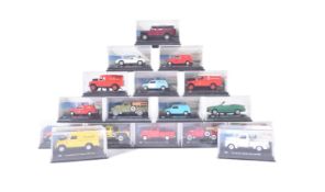 COLLECTION OF 1/76 SCALE CARARAMA DIECAST MODEL CARS