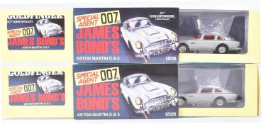 TWO HORNBY MADE CORGI TOYS JAMES BOND ASTON MARTIN DIECAST MODEL