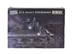 UNIMAX FORCES OF VALOUR 1/16 SCALE DIECAST M4A3 SHERMAN TANK MODEL
