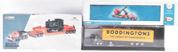 COLLECTION OF CORGI 1/50 SCALE DIECAST MODEL TRUCKS