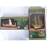 TWO AMATI WOODEN MODEL BOAT KITS