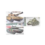 COLLECTION OF X3 ASSORTED TAMIYA PLASTIC MODEL KITS