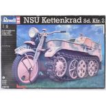 REVELL 1/9 SCALE GERMAN KETTENKRAD MOTORCYCLE