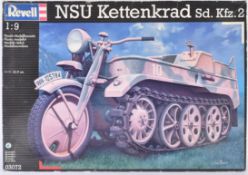 REVELL 1/9 SCALE GERMAN KETTENKRAD MOTORCYCLE