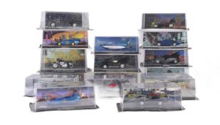 COLLECTION OF EAGLE MOSS DC COMICS DIECAST BATMOBILES