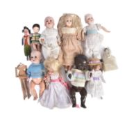 COLLECTION OF EARLY 20TH CENTURY DOLLS