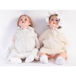 EARLY 20TH CENTURY GERMAN BISQUE HEADED DOLLS - HEUBACH KOPPELSDORF