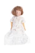 EARLY 20TH CENTURY GERMAN KAMMER & REINHARDT BISQUE HEADED DOLL