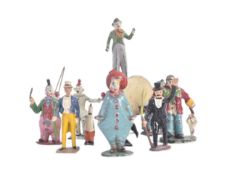 COLLECTION OF VINTAGE LEAD TOY CIRCUS FIGURES