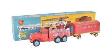 VINTAGE CORGI TOYS CHIPPERFIELD CIRCUS CRAN TRUCK AND CAGE