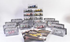 COLLECTION OF 1/43 SCALE DIECAST MODEL CARS - PANINI COLLECTIONS