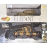 TWO DIECAST MODEL MILITARY TANKS