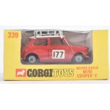 VINTAGE CORGI TOYS DIECAST MODEL 339 MINI COOPER S