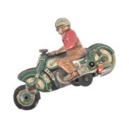 VINTAGE SCHUCO TINPLATE CLOCKWORK MOTOCYCLE