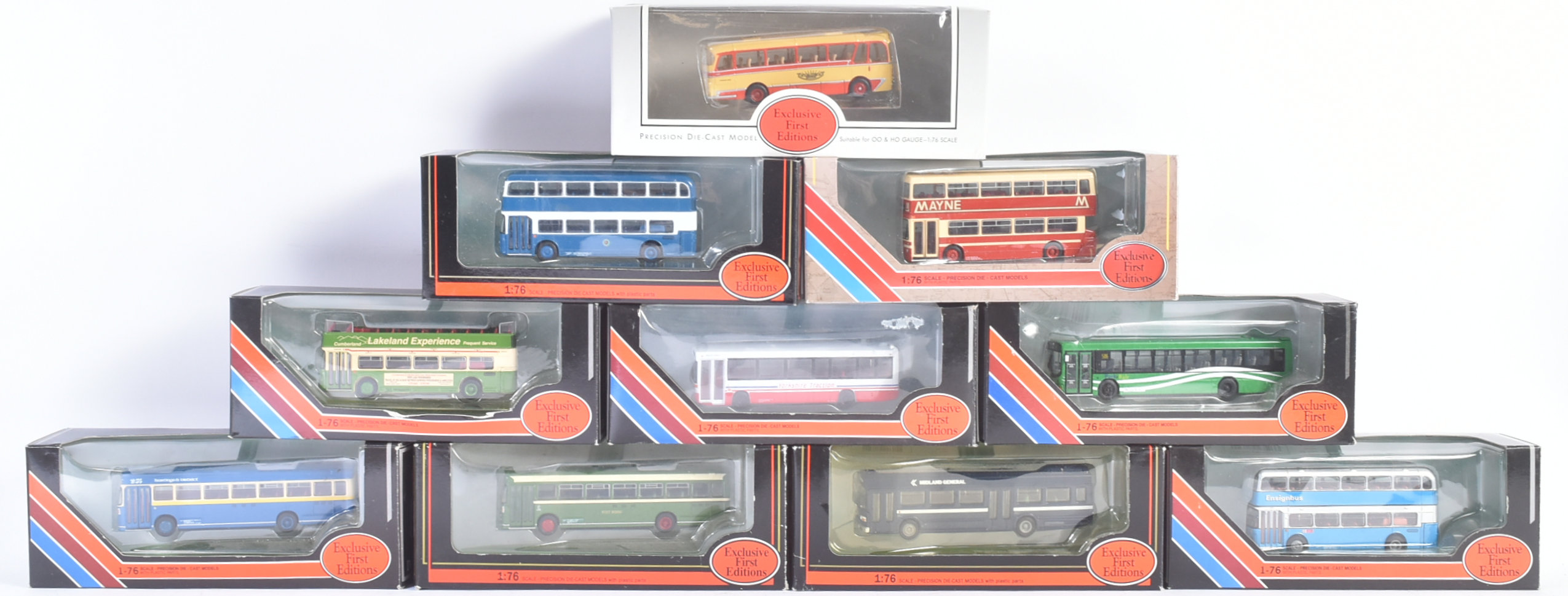 COLLECTION OF EXCLUSIVE FIRST EDITIONS DIECAST MODEL BUSES