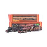 TWO VINTAGE HORNBY OO GAUGE MODEL RAILWAY TRAINSET LOCOMOTIVE