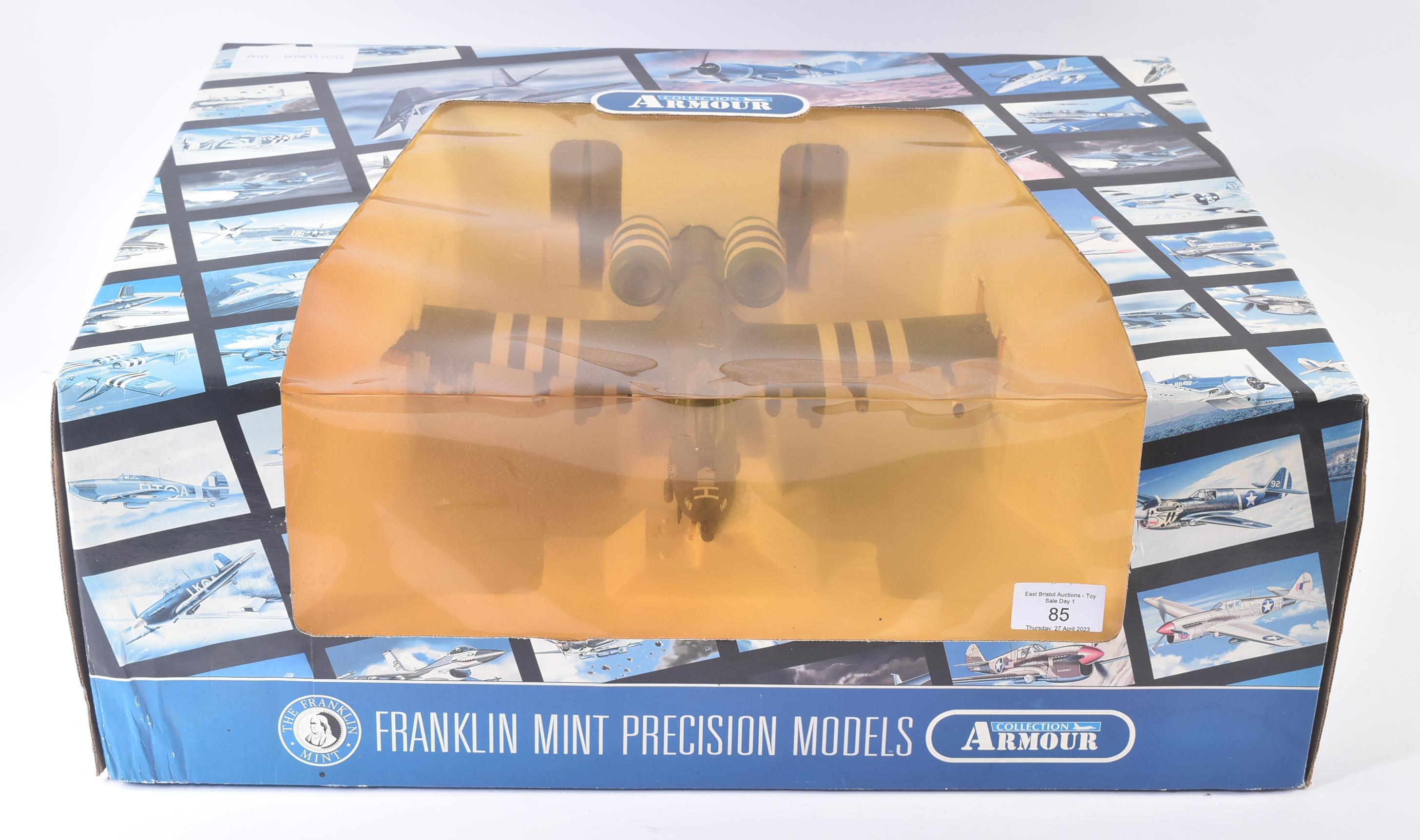 FRANKLIN MINT ARMOUR COLLECTION 1/48 SCALE USAF A10 WARTHOG AIRCRAFT - Image 2 of 7