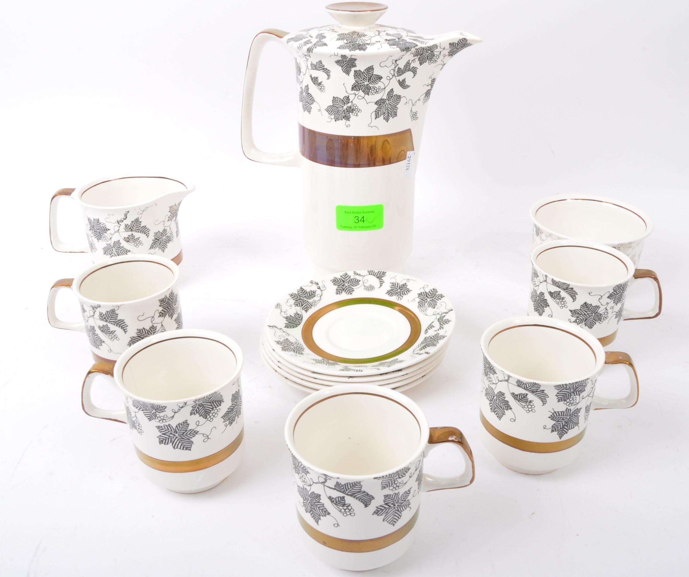 FIELDINGS STAFFORDSHIRE - CROWN DEVON COFFEE SERVICE