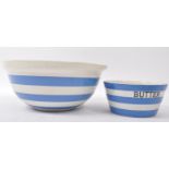 T G GREEN CORNISHWARE CHINA BOWL & BUTTER BOWL